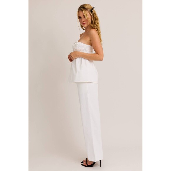 CHARLOTTE WOVEN RELAXED PANTS - Picture 4 of 4